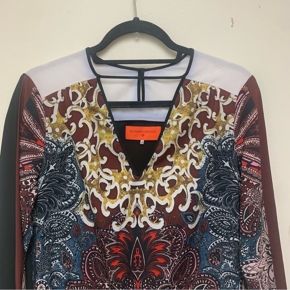 CLOVER CANYON | Kosack Paisley Tie Waist Dress - Picture 8 of 14